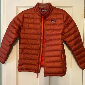 Patagonia Nano puff jacket  kids XL 14 rust orange
